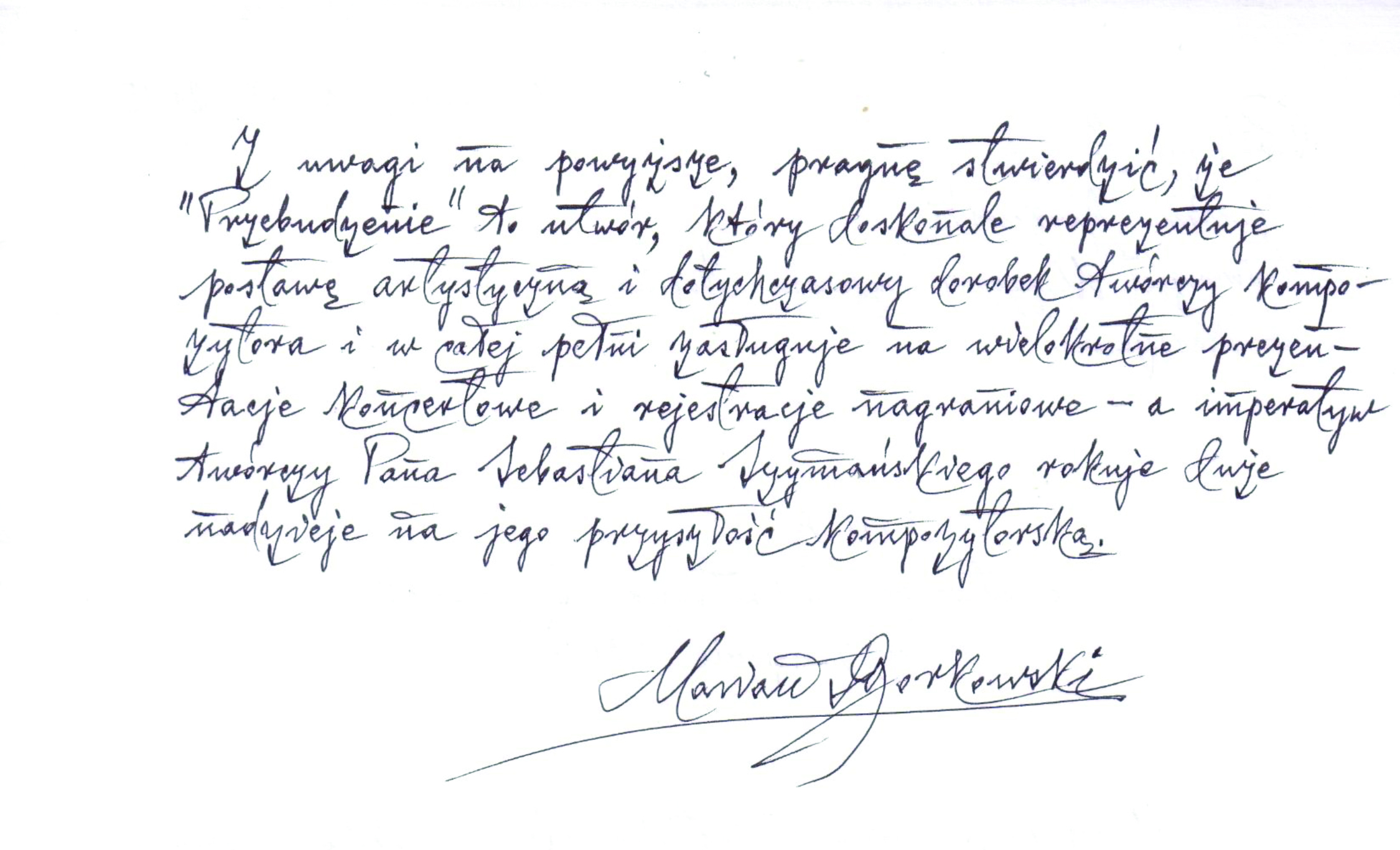 2 opinia prof. zw. dr hab.Marian Borkowski o PRZEBUDZENIE